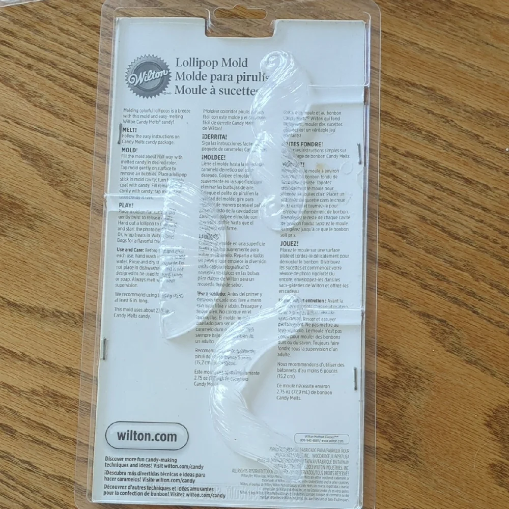 Wilton Mustache Lollipop Molds Set Of 3